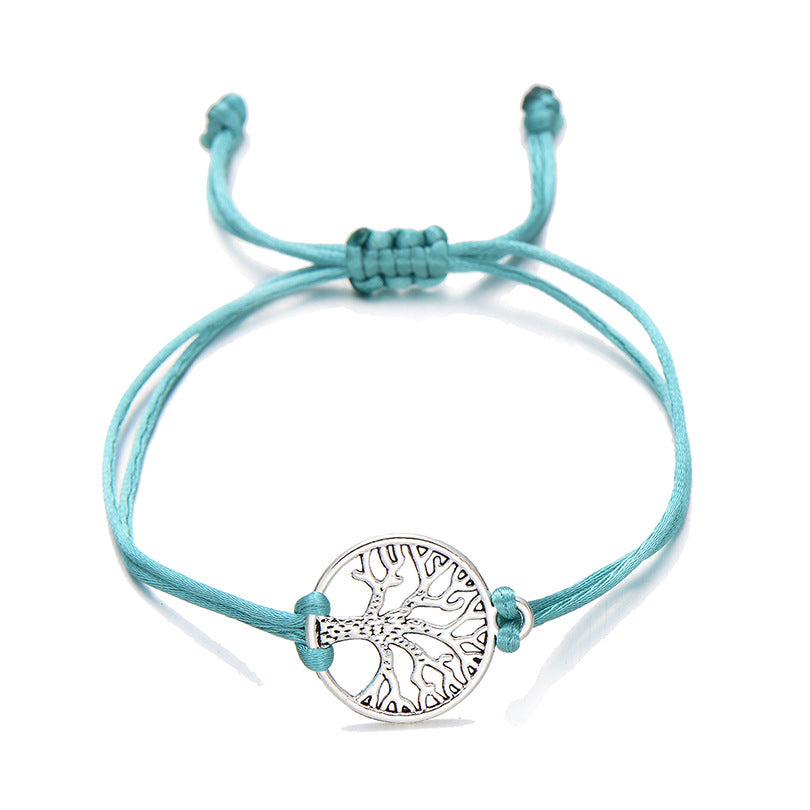 Brand Handwoven Wax Rope Edition Tree Of Life Bracelet