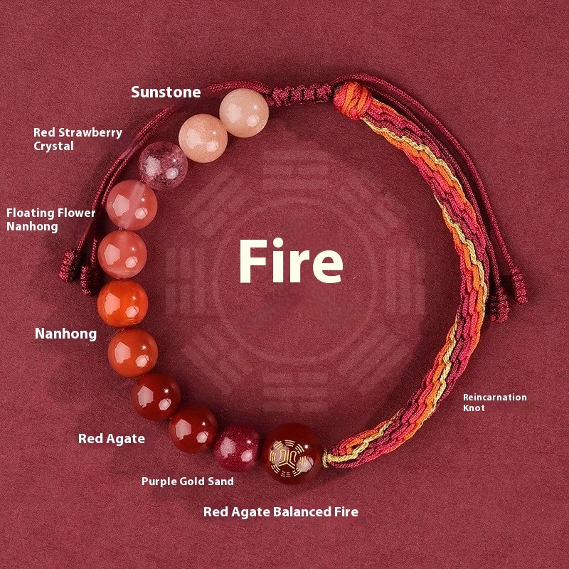 Five Elements Balance Bracelet Duobao Woven Hand Strap Happy To Use
