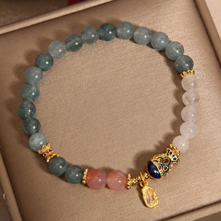 Emerald Crystal Goldfish Bracelet Blue Water Exclusive