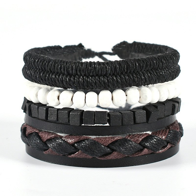 Brand Leather Woven Multi Layer Bracelet Elite Limited