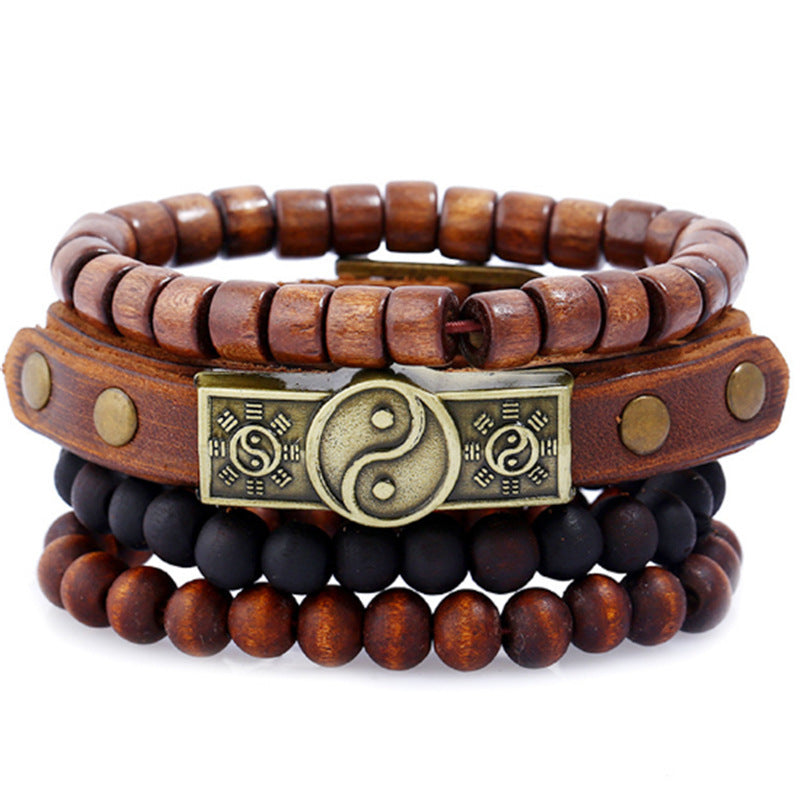 Gossip Collection Bracelet Cowhide Leather Elite Alloy