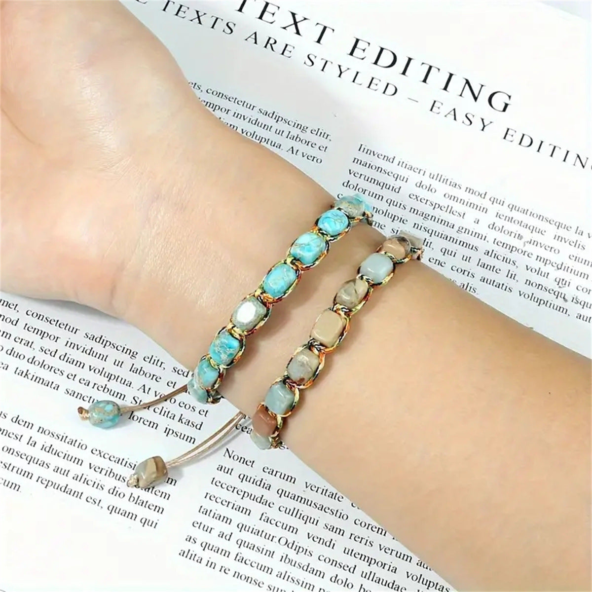 Emperor Stone Hemp Rope Beaded Bracelet Exclusive Edition