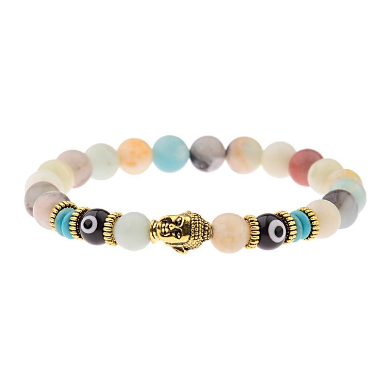 Buddha Head Tiger Stone Energy Bracelet Elite Edition