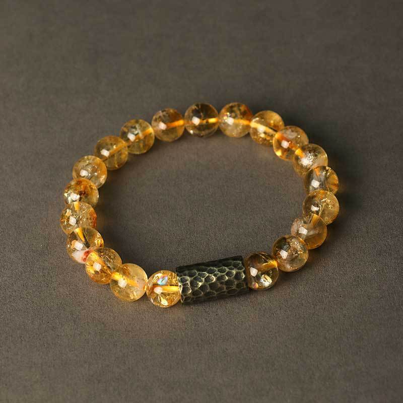 Bodhi Yellow Tower Crystal Double Ring Bracelet Edition