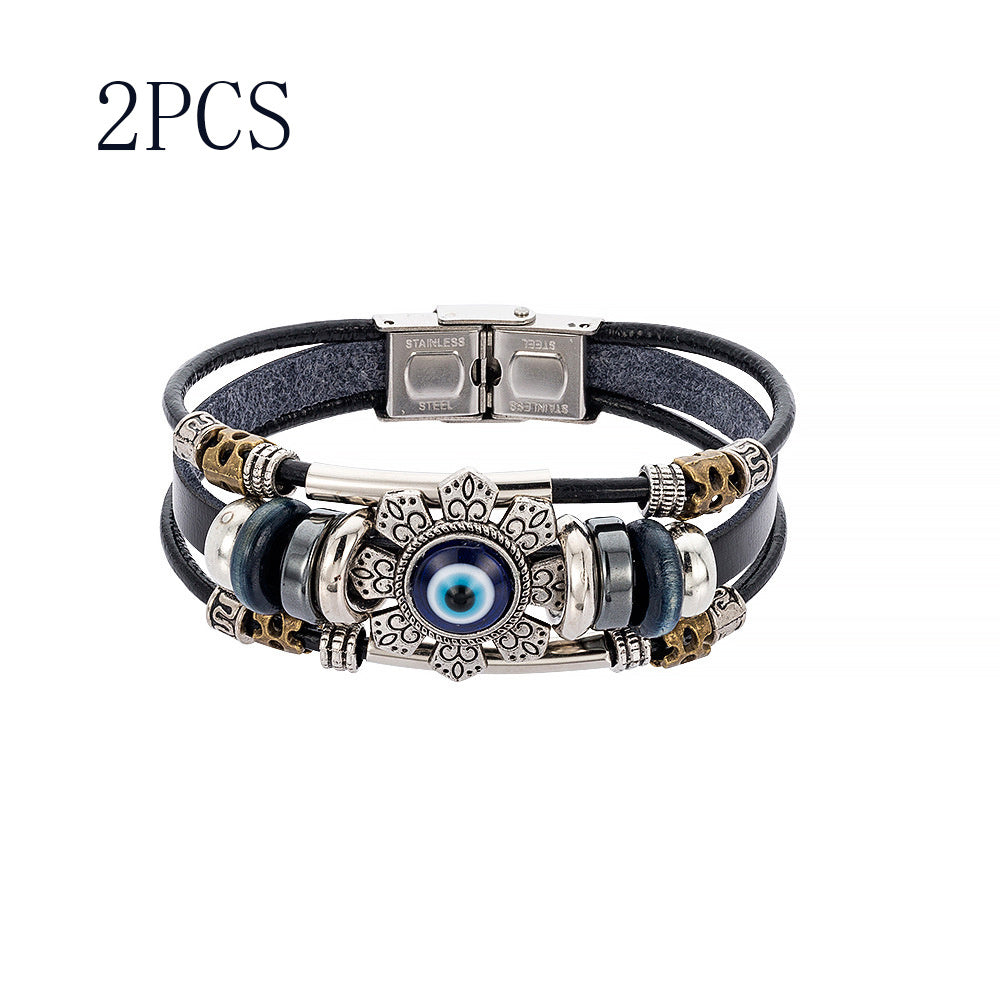 Brand Turkish Blue Eye Alloy Stainless Steel Bracelet Ltd
