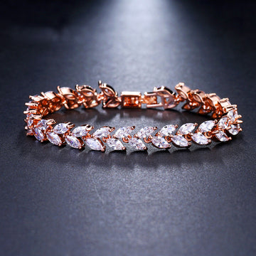 Brand Horse Eye Zircon Copper Bracelet Signature Edition