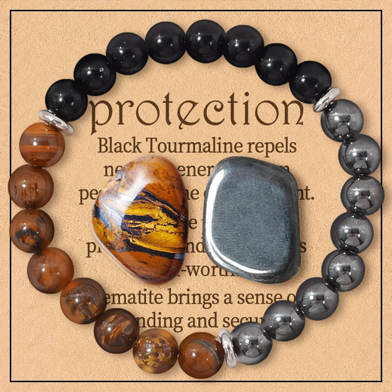 Premium Triple Protection Beaded Bracelets 8mm For Wedding