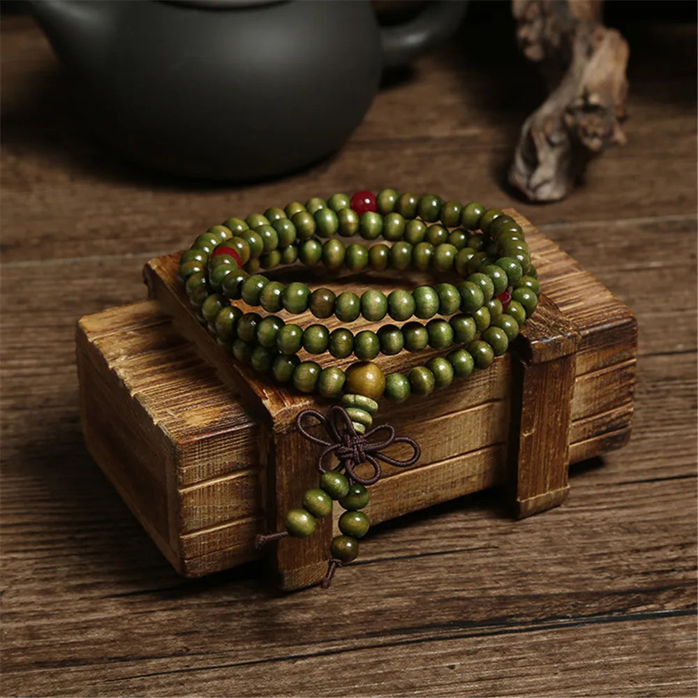FREE TODAY Green Sandalwood Bracelet Limited Collection