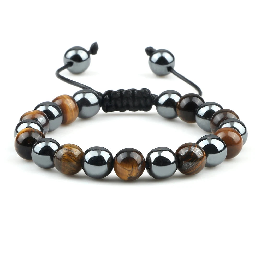 HT Gimini Tiger Eye Hematite Bracelet Limited Edition
