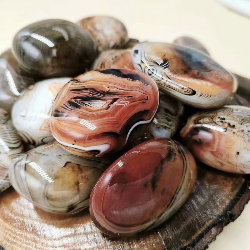 Choice Raw Stone Big Silk Agate for DIY Jewelry Projects