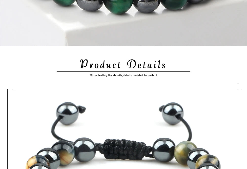 HT Gimini Tiger Eye Hematite Bracelet Limited Edition