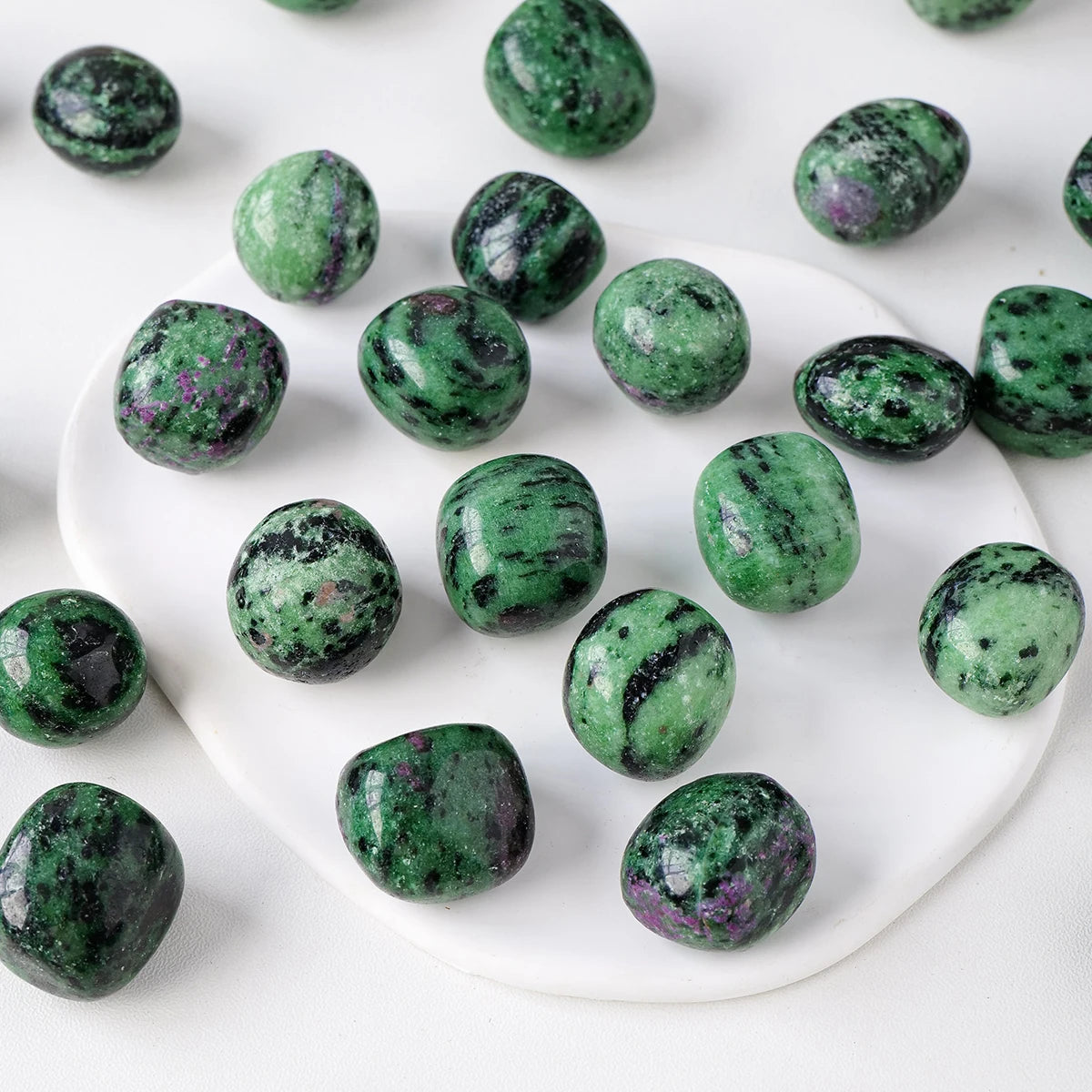 Tinker Shop Epidote Crystal Stone Polished For Feng Shui