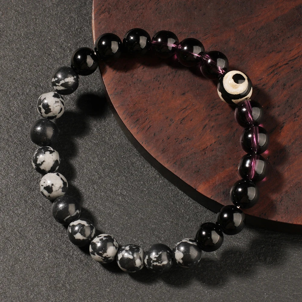 Choice Eye Bracelets Natural Stone Bead Accents For Women