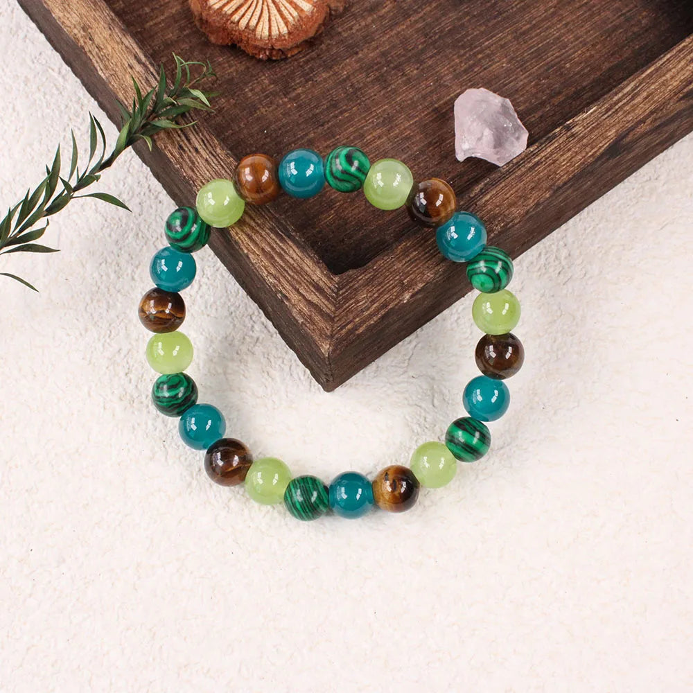 Premium Beaded Bracelet Tiger Eye Stone For Teachers