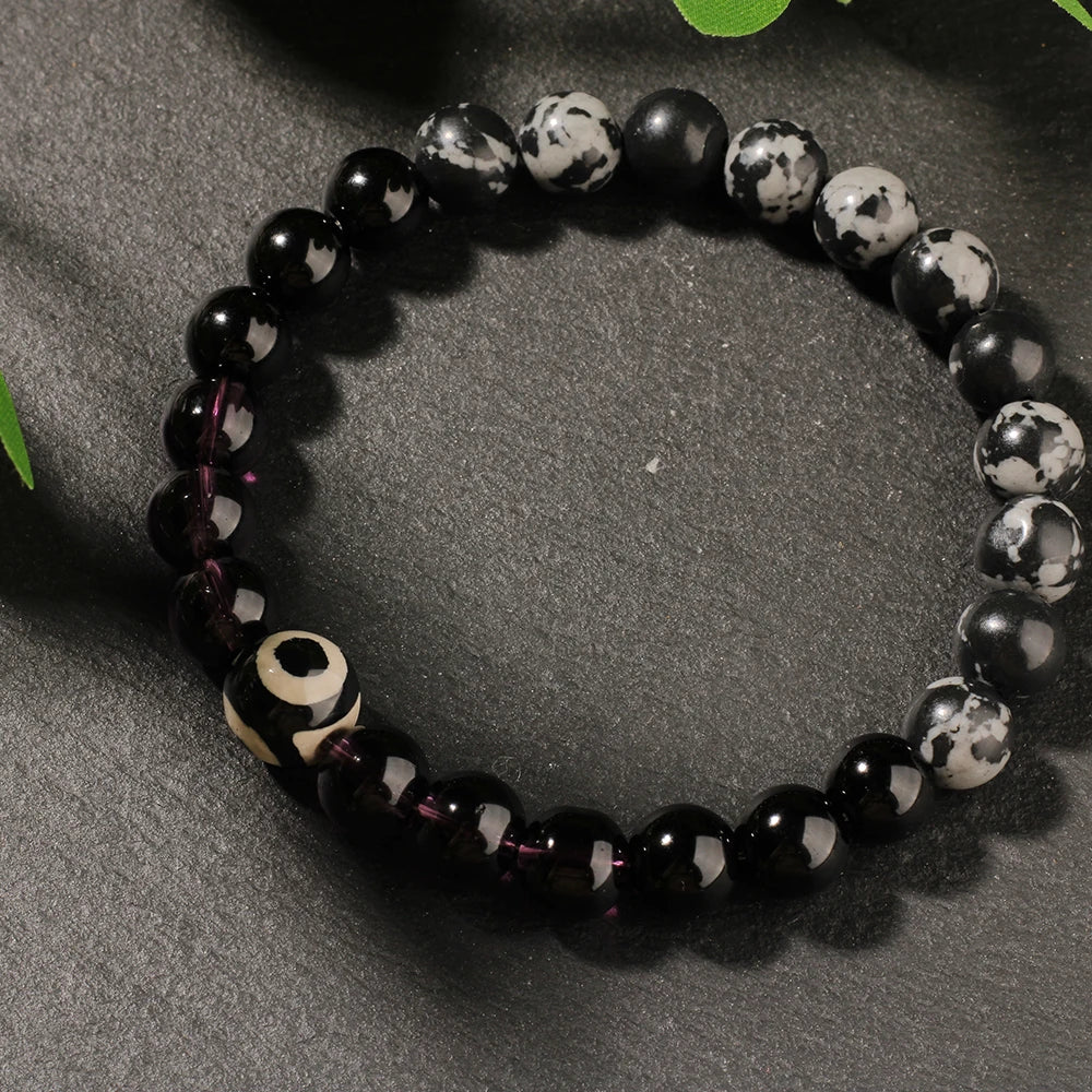 Choice Eye Bracelets Natural Stone Bead Accents For Women