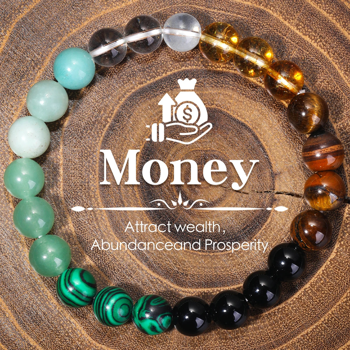 Sanshicn Natural Stone Bracelet With Protection For Women