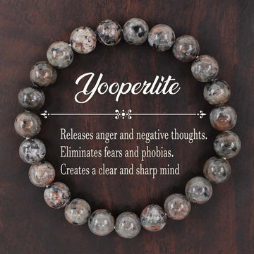 Natural Yooperlite Bracelet UV Reactive Adjustable Gift