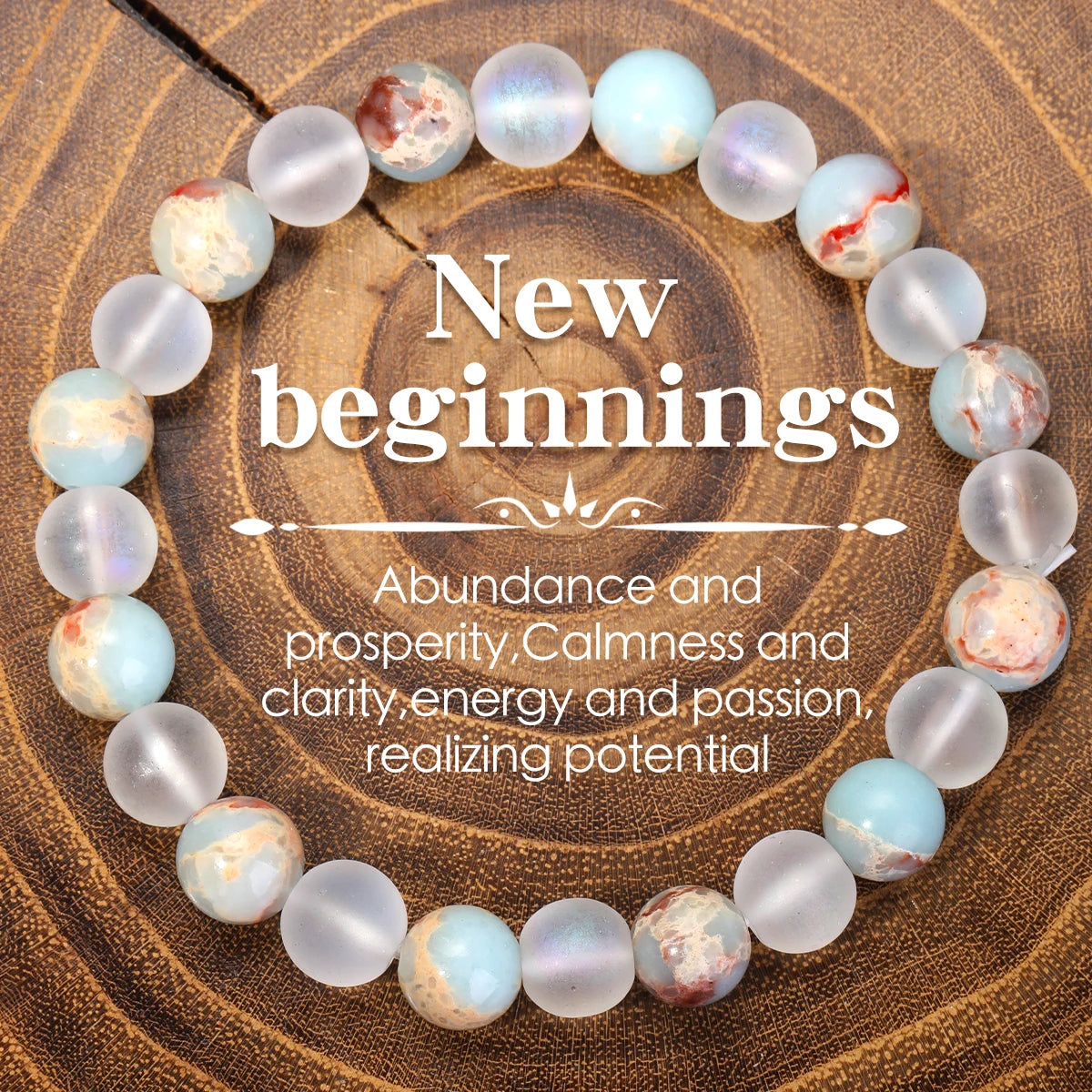 Sanshicn Natural Stone Bracelet With Protection For Women