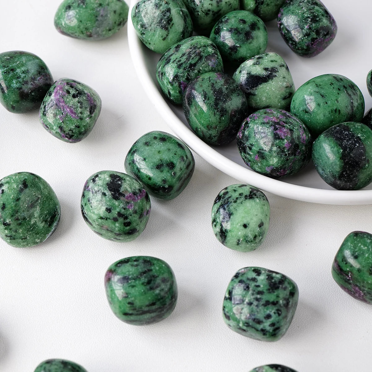 Tinker Shop Epidote Crystal Stone Polished For Feng Shui