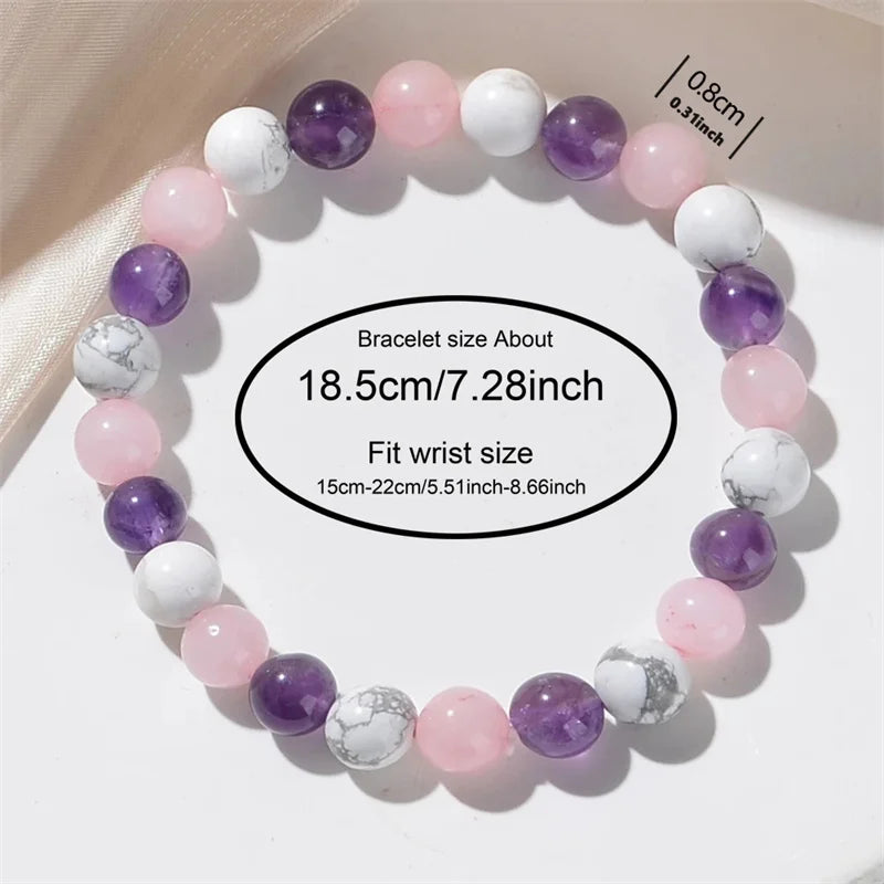 Premium Sleep Bracelet Aura Balancing 8mm Stone for Unisex