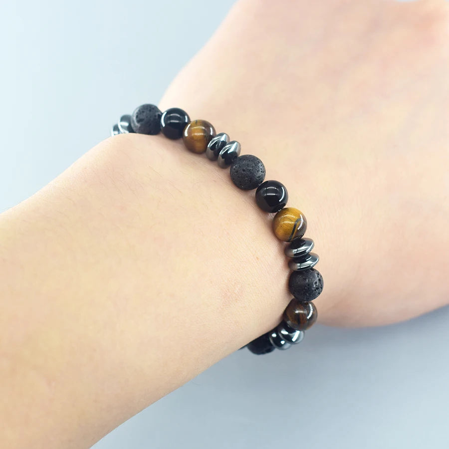 Premium Tiger Eye Beads Bracelet Yellow for Wealth Unisex