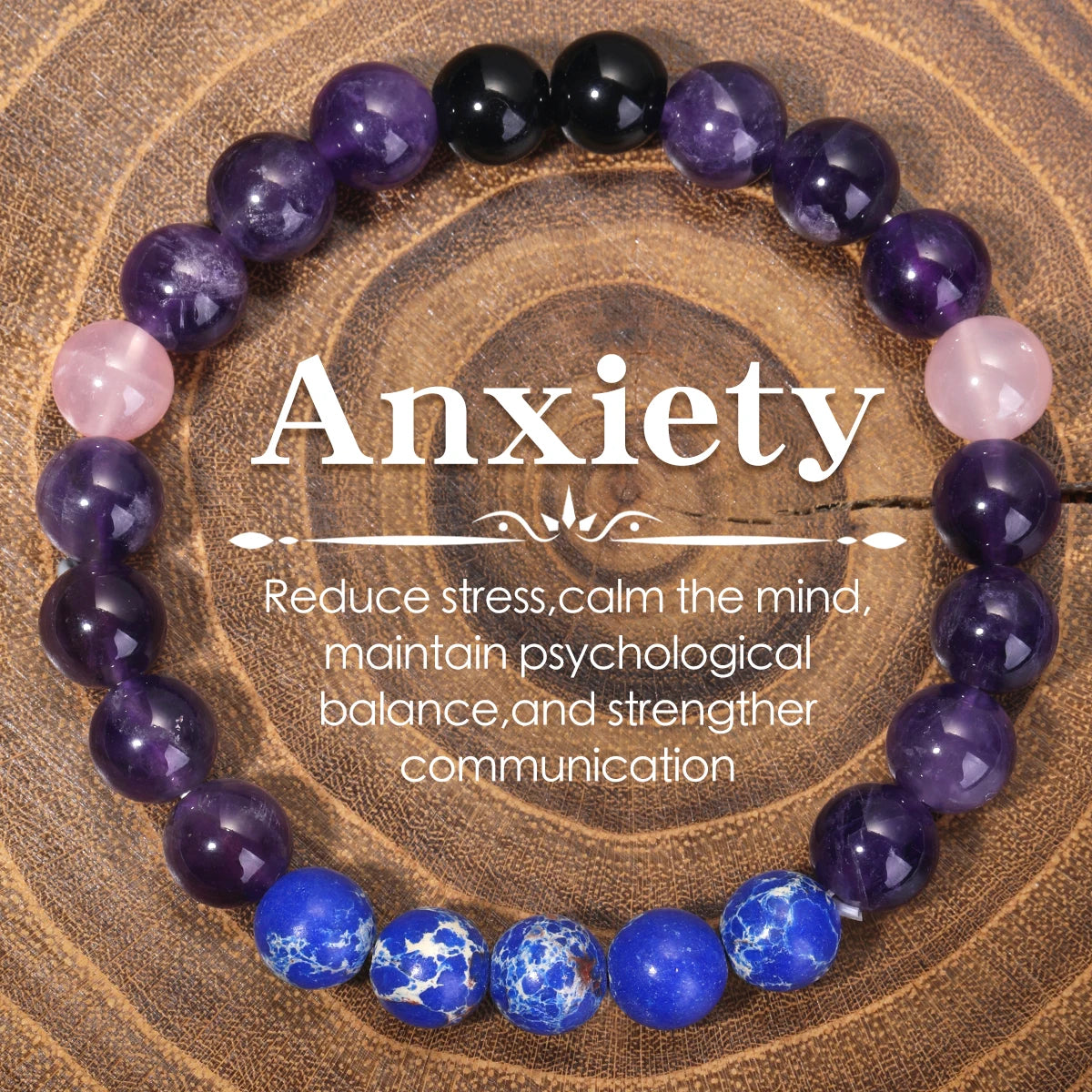 Sanshicn Natural Stone Bracelet With Protection For Women