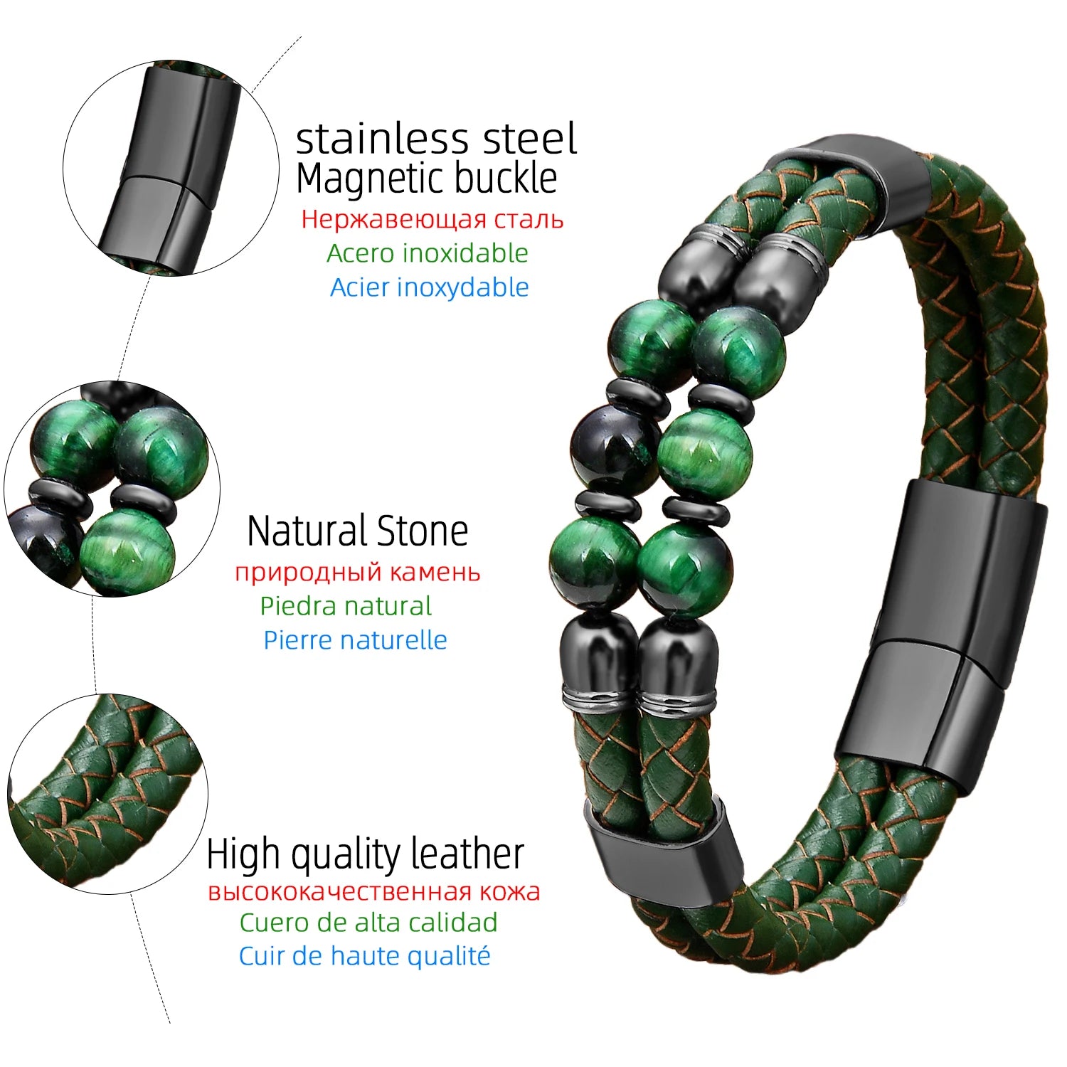 Yan Min Trade Natural Tiger Eye Quartz Bracelet Limited