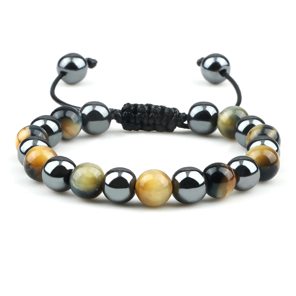 HT Gimini Tiger Eye Hematite Bracelet Limited Edition
