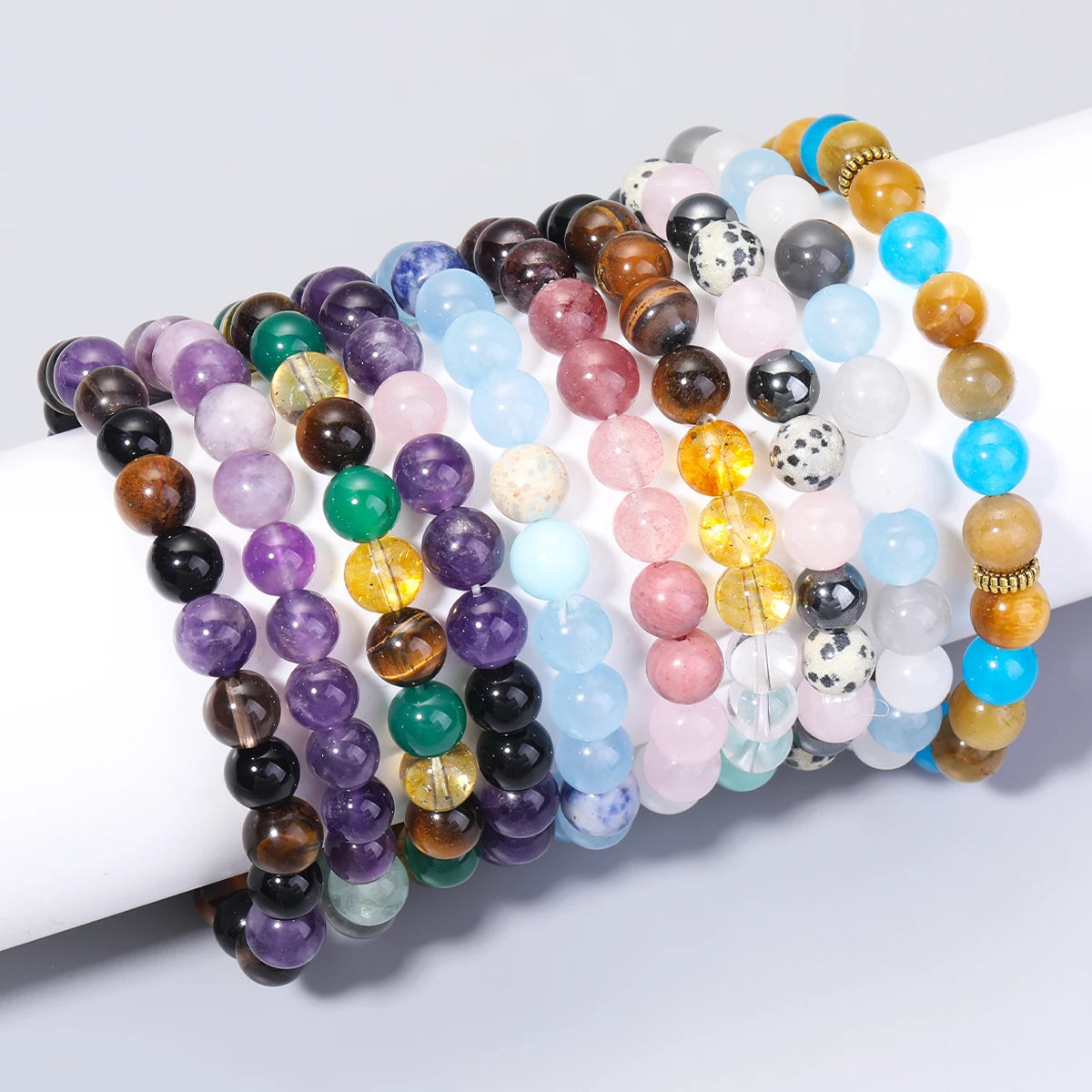 Sanshicn Natural Stone Bracelet With Protection For Women