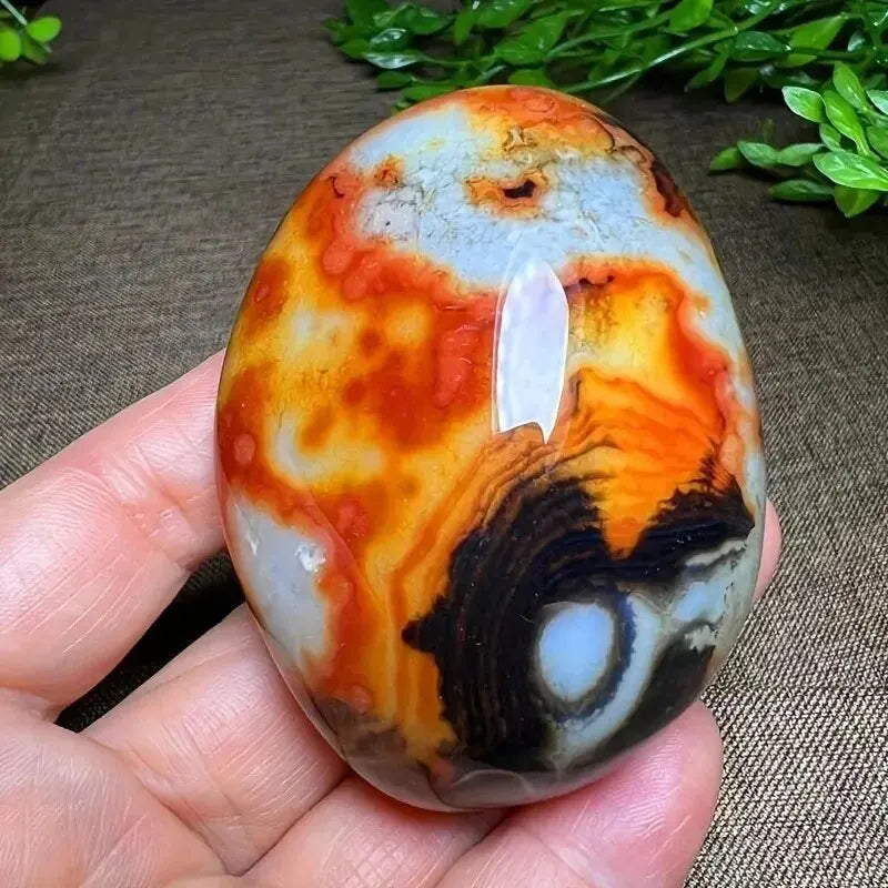 Choice Raw Stone Big Silk Agate for DIY Jewelry Projects