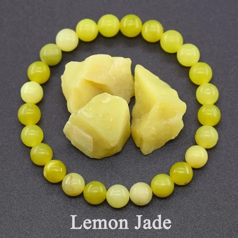 Premium Bead Bracelet 8mm Epidote Zoisite Stone For Women
