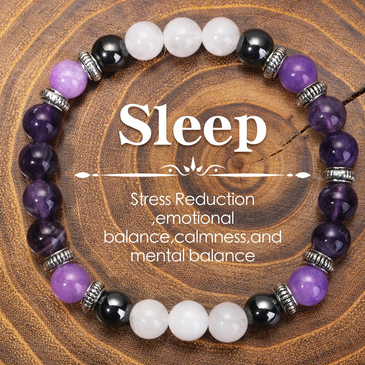 Sanshicn Natural Stone Bracelet With Protection For Women