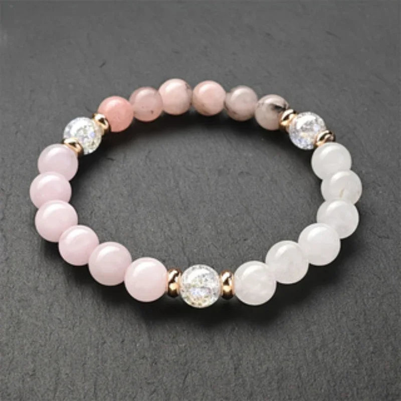 ZHIXUNCN Beaded Bracelet Hematite Mood Tracker For All