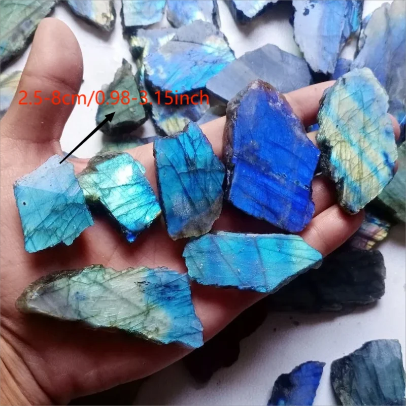 Choice Blue Labradorite Slab Polished For DIY Jewelry Making