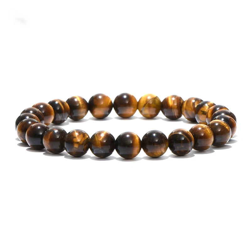Premium Tiger Eye Bracelet Grade A Beads For Yoga Practice