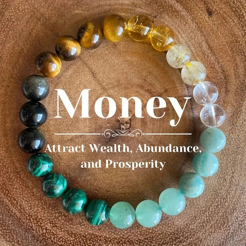 ZHIXUNCN Beaded Bracelet Hematite Mood Tracker For All
