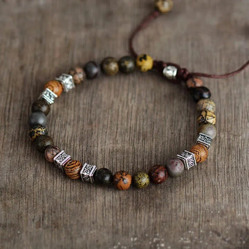 Premium Macrame Bracelet Steampunk Beads for Couples