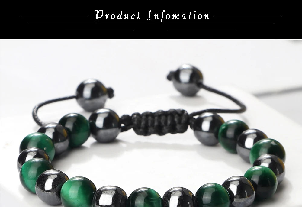 HT Gimini Tiger Eye Hematite Bracelet Limited Edition