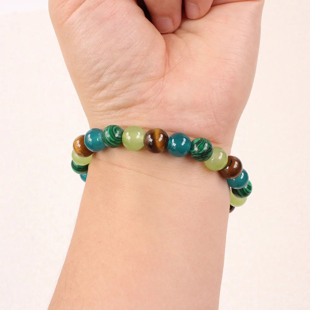 Premium Beaded Bracelet Tiger Eye Stone For Teachers