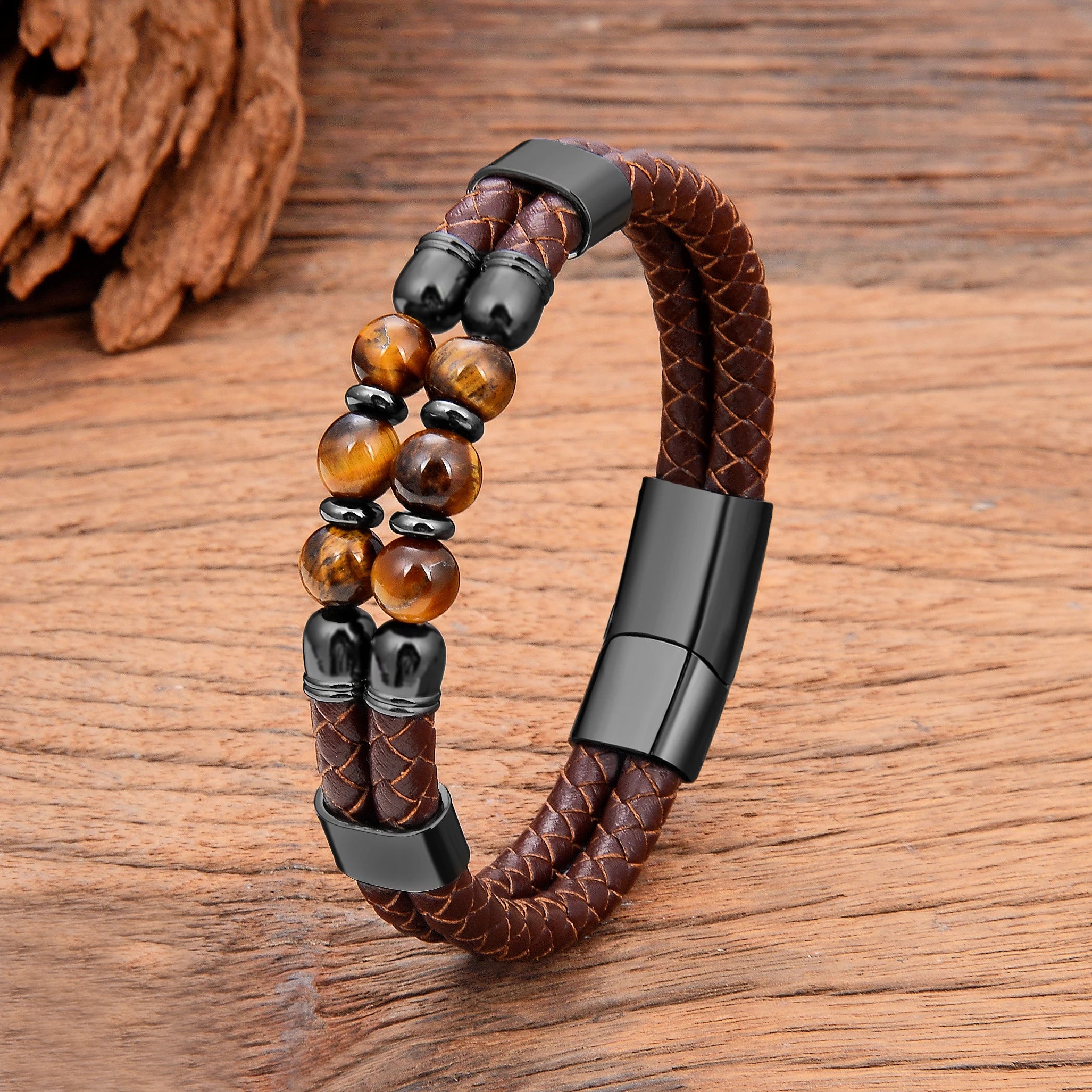 Yan Min Trade Natural Tiger Eye Quartz Bracelet Limited