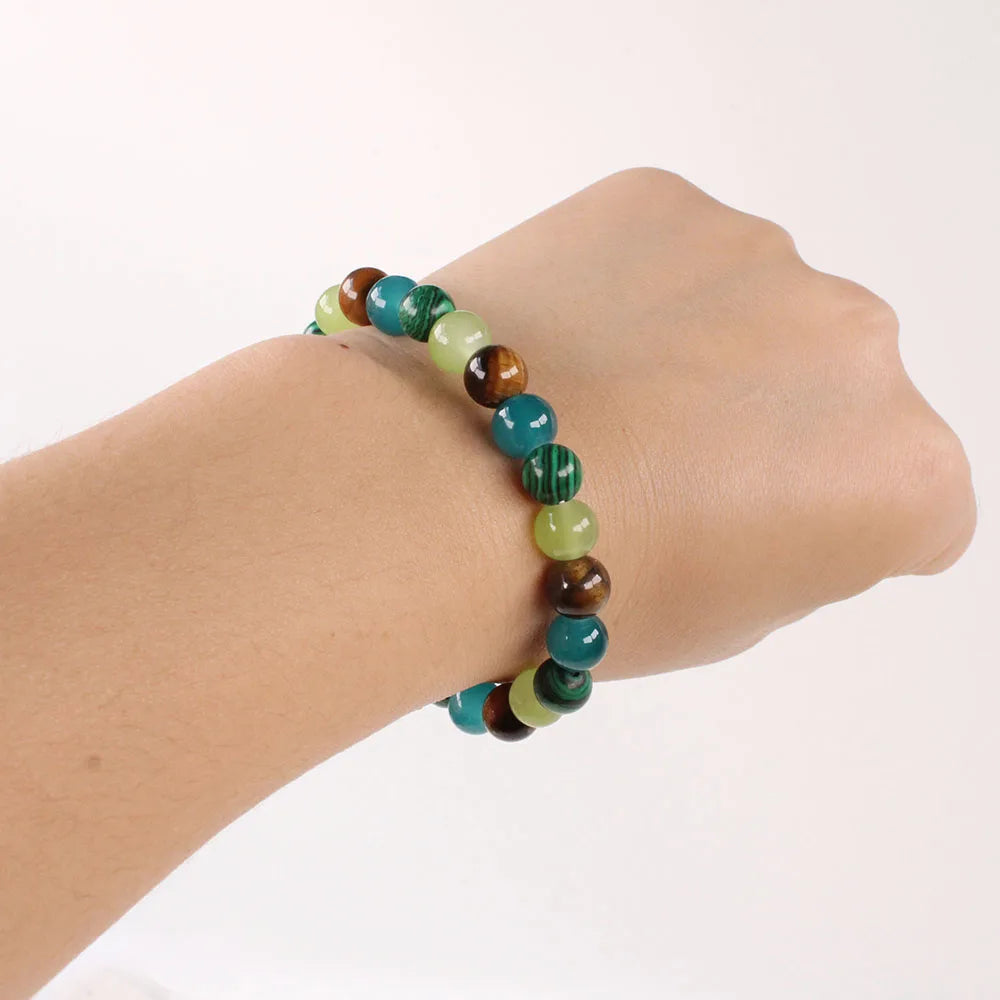 Premium Beaded Bracelet Tiger Eye Stone For Teachers