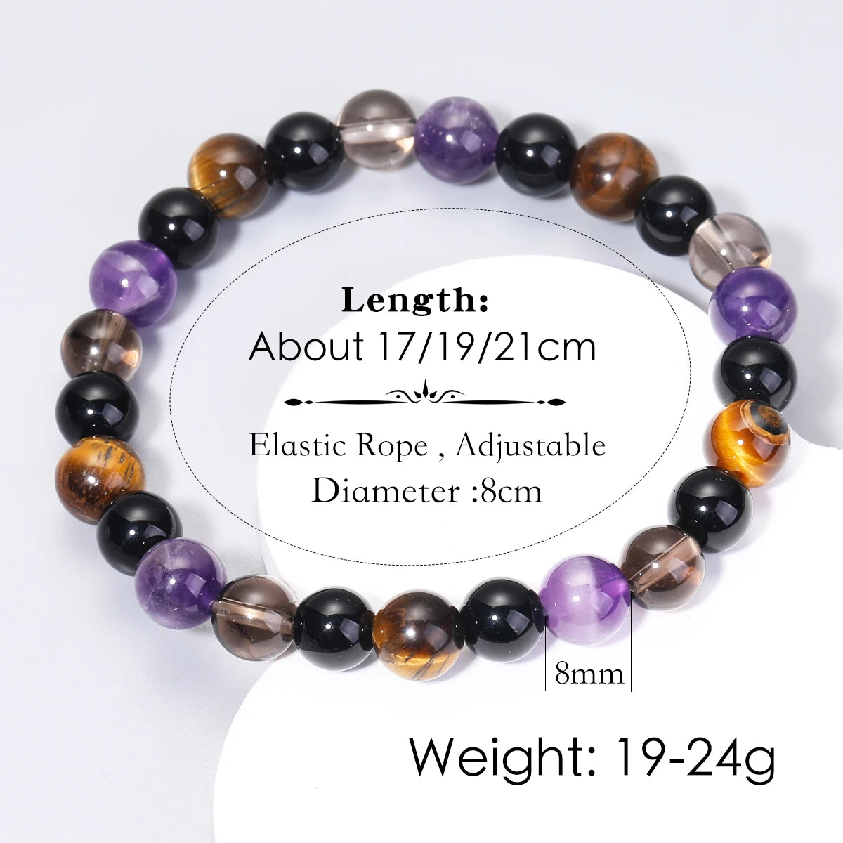 Sanshicn Natural Stone Bracelet With Protection For Women