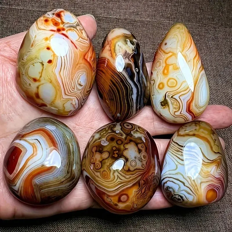 Choice Raw Stone Big Silk Agate for DIY Jewelry Projects