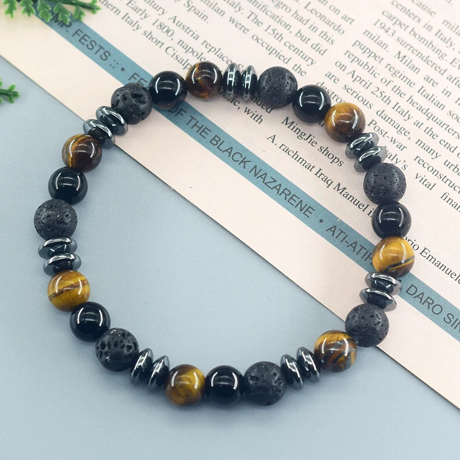 Premium Tiger Eye Beads Bracelet Yellow for Wealth Unisex