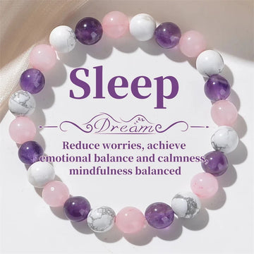 Premium Sleep Bracelet Aura Balancing 8mm Stone for Unisex