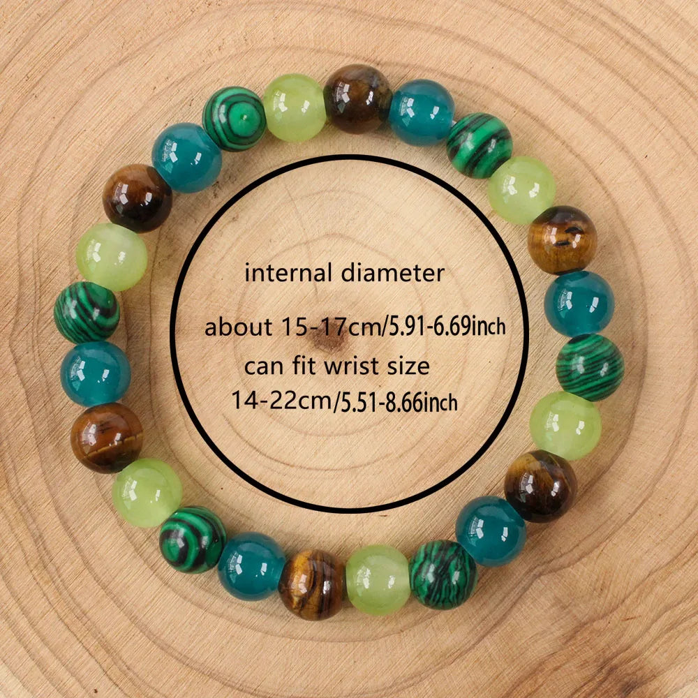 Premium Beaded Bracelet Tiger Eye Stone For Teachers