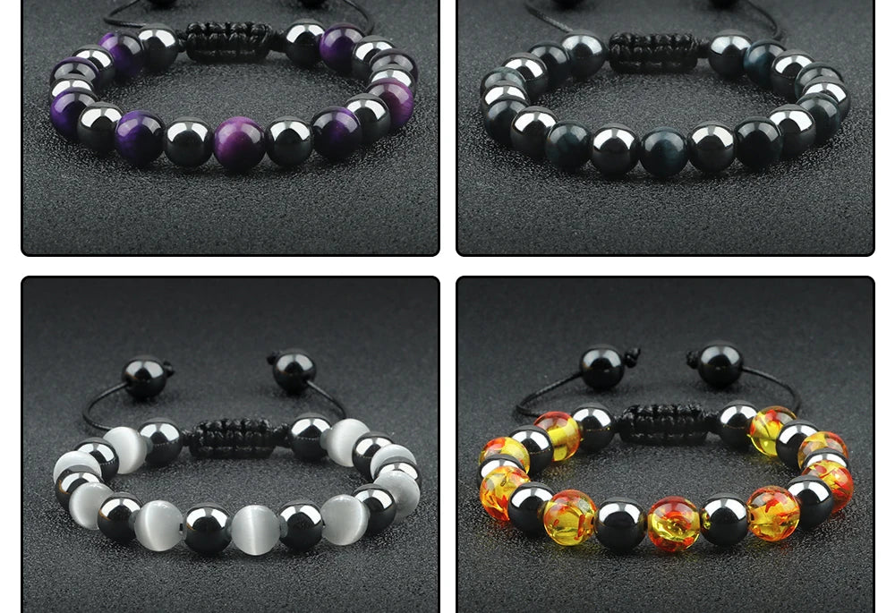HT Gimini Tiger Eye Hematite Bracelet Limited Edition