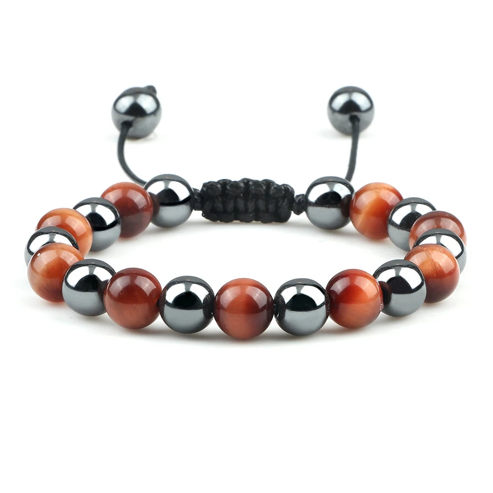 HT Gimini Tiger Eye Hematite Bracelet Limited Edition