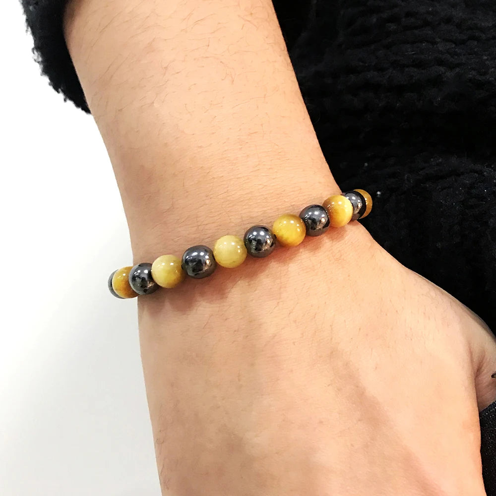 HT Gimini Tiger Eye Hematite Bracelet Limited Edition