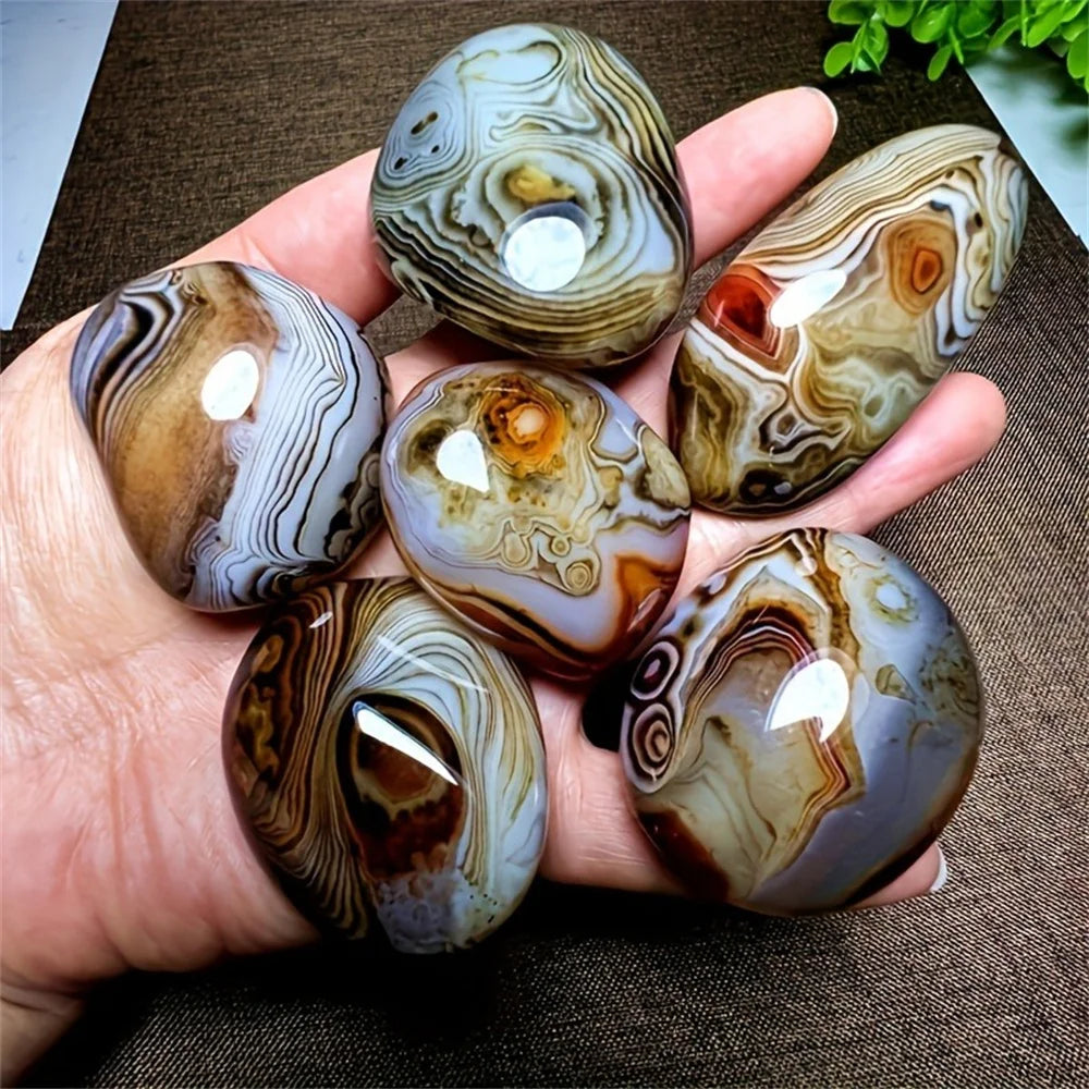 Choice Raw Stone Big Silk Agate for DIY Jewelry Projects